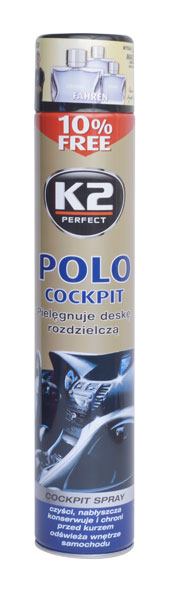 K407FA0 K2 K2 POLO COCKPIT 750 ml BLACK - ochrana vnitřních plastů K407FA0 K2