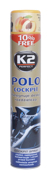 K407BR0 K2 K2 POLO COCKPIT 750 ml PEACH - ochrana vnitřních plastů K407BR0 K2