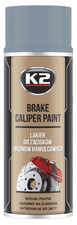 L346SR K2 K2 BRAKE CALIPER PAINT 400 ml STŘÍBRNÁ - barva na brzdové třmeny a bubny L346SR K2