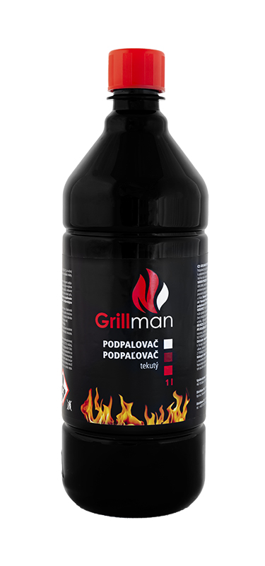 6100041 GRILLMAN Tekutý podpalovač 1 lt GRILLMAN