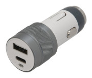 07408 Zástrčka HAMMER 12-24V USB-A / USB-C 3,1A 07408 COMPASS