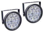 33541 Světla denního svícení kulatá 18 LED/12V 33541 COMPASS