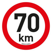 34473 SAMOLEPKA OMEZENÍ RYCHLOSTI 70 km/h, průměr 20 cm 5497 COMPASS