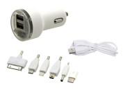 07680 Nabíječka telefonu 12V 2,1A (Iphone, miniUSB, microUSB, USB-C) 07680 COMPASS