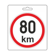 34486 Samolepka obmedzená rýchlosť 80km / h (110 mm) 34486 COMPASS