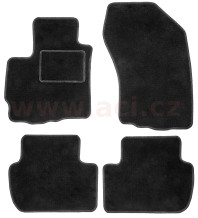 0990X62 textilné koberčeky čierne (sada 4 ks) 0990X62 ACI