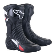 M130-479-45 boty S-MX 6, ALPINESTARS černá/bílá/šedá/červená, vel. 45 ACI