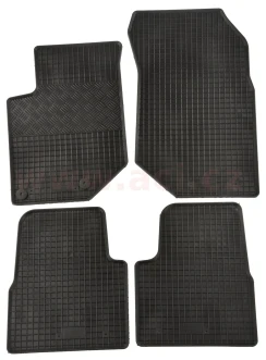 0953X12 gumové koberečky černé sada 4 kusů ACI