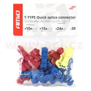 9900E63 rychlospojka typ-T 10A, 15A, 24A sada mix 30 ks ACI