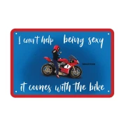 M000-1391 plechová cedule IT COMES WITH THE BIKE, OXFORD ACI