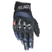M120-653-XL rukavice HALO, ALPINESTARS černá/modrá, vel. XL ACI