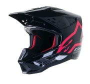 M140-1887-2XL přilba S-M5 COMPASS, ALPINESTARS černá/růžová, vel. 2XL ACI