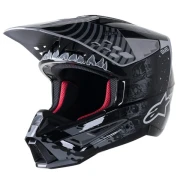 M140-2050-2XL přilba S-M5 SOLAR FLARE, ALPINESTARS černá/šedá, vel. 2XL ACI