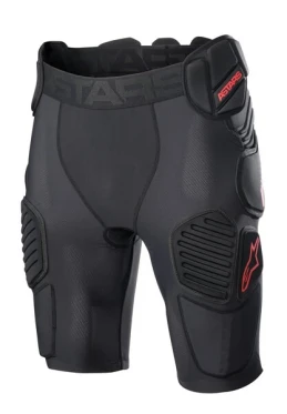 M160-484-L šortky pod kalhoty BIONIC PRO, ALPINESTARS černá/červená, vel. L ACI