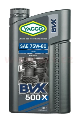 MY 34052 Převodový olej YACCO BVX 500 X 75W80 2L ACI
