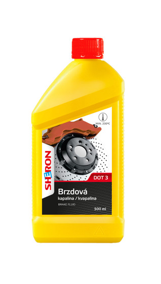 1110134 SHERON Brzdová kapalina DOT 3 500 ml SHERON