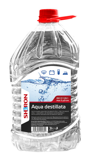 1610346 SHERON Aqua Destillata 3 lt PET SHERON