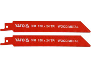 YT-33932 BRZESZCZOTY BIM 24 TPI 150 MM, 2 SZT. YATO