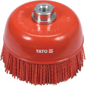 YT-47787 szczotka tarczowa 125mm m14 nylon red YATO