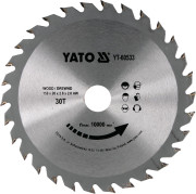 YT-60533 Kotouč na dřevo 150 x 20 mm 30z YT-60533 YATO