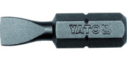 YT-7804 Bit plochý 6.0 x 1/4”, dl.25mm 50ks YT-7804 YATO