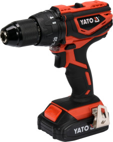 YT-82788 Vrtačka s příklepem AKU MABUCHI 18V LI-ION, 440-1650 ot/min, kufr  YT-82788 YATO
