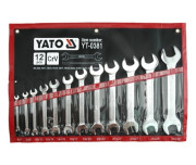 YT-0381 Sada klíčů plochých 12 ks 6 - 32 mm YT-0381 YATO