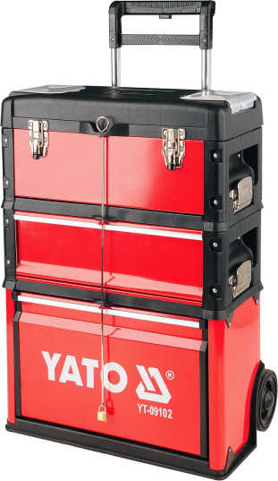 YT-09102 Vozík na nářadí 3 sekce, 1 zásuvka YT-09102 YATO