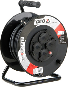 YT-81053 Prodlužovák bubnový 4zásuvky IP44 16A  30 m YT-81053 YATO