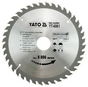 YT-6061 Kotouč na dřevo 184 x 30 mm 40z YT-6061 YATO