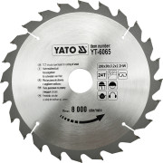 YT-6065 Kotouč na dřevo 200 x 30 mm 24z YT-6065 YATO