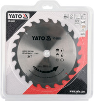 YT-60685 Kotouč na dřevo TCT 235 x 25,4 mm 24z (pro YT-82153) YT-60685 YATO