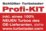 SCHLÜTTER TURBOLADE Dmychadlo, plnění PROFI KIT - with new org. Ishikawajima (IHI) Turbocharger  (166-01165)