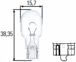 HELLA Žárovka, blikač STANDARD  (8GA 008 246-003)