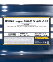 SCT - MANNOL Olej do převodovky Mannol 8109 Unigear 75W-80 GL-4/GL-5 LS  (MN8109-60)