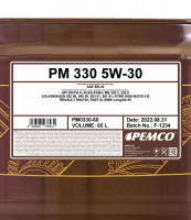 SCT - MANNOL Motorový olej Pemco 330 5W-30 60 l  (PM0330-60)