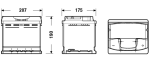 EXIDE startovací baterie PREMIUM *** 53Ah  (EA530)