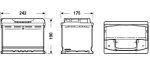 EXIDE startovací baterie PREMIUM *** 60Ah  (EA601)