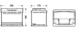EXIDE startovací baterie PREMIUM *** 64Ah  (EA640)