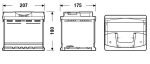 EXIDE startovací baterie EXCELL ** 50Ah  (EB501)