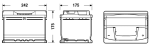 EXIDE startovací baterie EXCELL ** 60Ah  (EB602)
