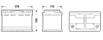 EXIDE startovací baterie AGM 72Ah  (EK720)