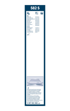 BOSCH List stěrače Twin  (3 397 001 582)