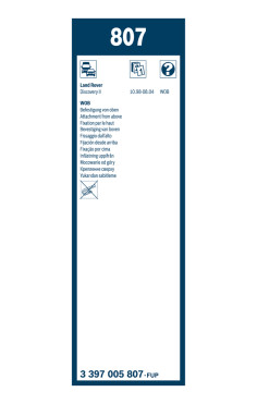 BOSCH List stěrače Twin  (3 397 005 807)