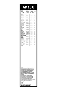 BOSCH List stěrače Aerotwin Plus  (3 397 006 827)