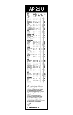 BOSCH List stěrače Aerotwin Plus  (3 397 006 834)