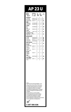 BOSCH List stěrače Aerotwin Plus  (3 397 006 836)