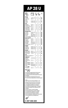 BOSCH List stěrače Aerotwin Plus  (3 397 006 839)