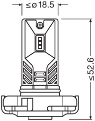 OSRAM Žárovka, blikač LEDriving® FL  (2604CW)