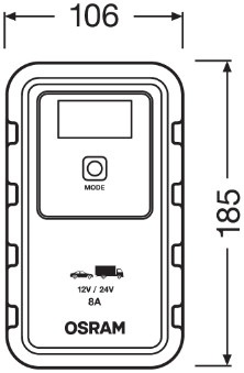 OSRAM Nabíječka baterií BATTERYcharge 908  (OEBCS908)